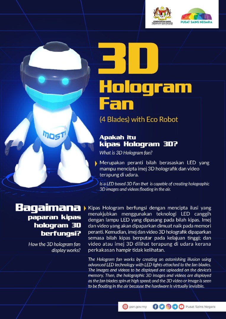3D Hologram Fan